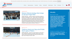 Desktop Screenshot of inlinehokej.cz